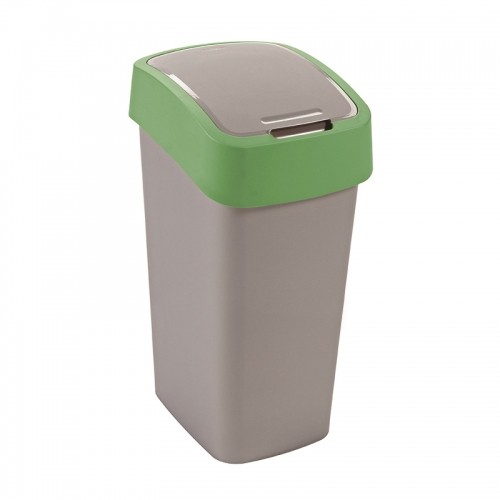 Curver Atkritumu spainis Flip Bin 45L sudraba/zaļš image 1