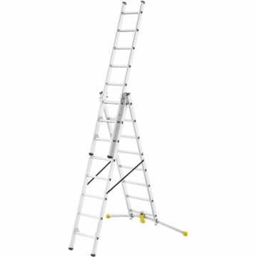 Hailo Kāpnes kombinējamās HobbyLOT / alumīnija / 2x8+1x9 pakāpieni