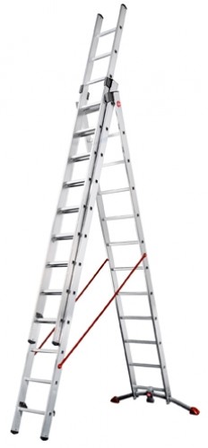 Kāpnes kombinējamās S100 Hailo ProfiLOT / alumīnija / 3x12 pakāpieni image 1
