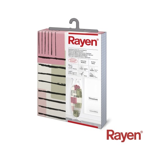 Rayen Чехол для гладильной доски Premium Elastic Titanium 127x51см image 2