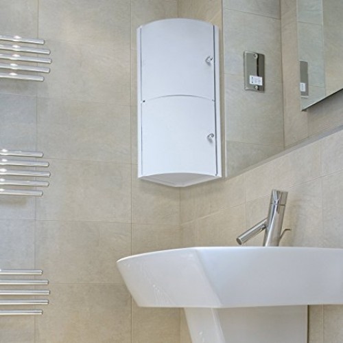 Tatay Stūra vannas istabas skapītis balts/glazēts image 3