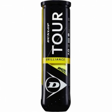 tenisa bumbiņas Dunlop Tour Brillance Dzeltens Melns