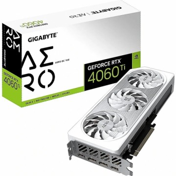 Gigabyte GeForce RTX 4060Ti AERO OC 16G Grafikkarte - 16GB GDDR6, 1x HDMI, 3x DP