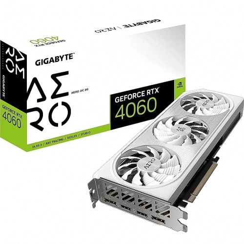 Gigabyte GeForce RTX 4060 AERO OC 8G Grafikkarte - 8GB GDDR6, 2x HDMI, 2x DP image 1