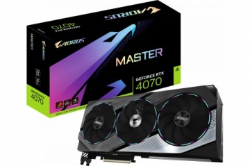 Gigabyte GeForce RTX 4070 MASTER Grafikkarte - 12GB GDDR6X, 1x HDMI, 3x DP