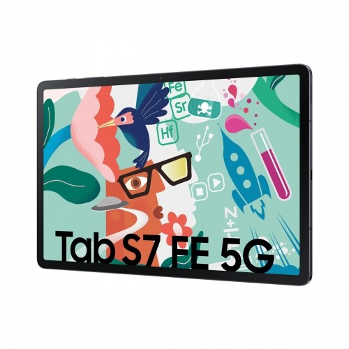 Samsung Galaxy Tab S7 FE 5G Schwarz 12,4" / WQXGA Display / Octa-Core / 4GB RAM / 64GB Speicher / Android 11.0 image 1