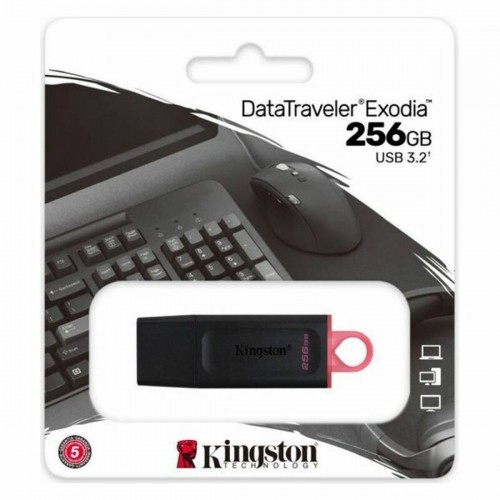 USB Zibatmiņa Kingston DataTraveler DTX Melns USB Zibatmiņa image 2