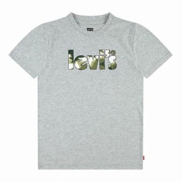 t-krekls Levi's Camo Poster Logo Gray 60731 Pelēks