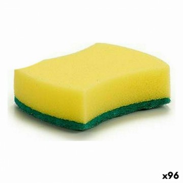 Bigbuy Home Mazgāšanas spilventiņš Dzeltens Zaļš Sintētiskā šķiedra 10 x 3 x 7,5 cm (96 gb.)