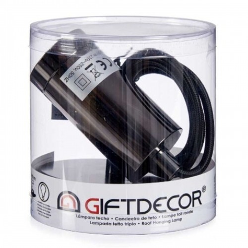 Gift Decor griestu gaismas Melns Metāls 60 W (6 gb.) image 2