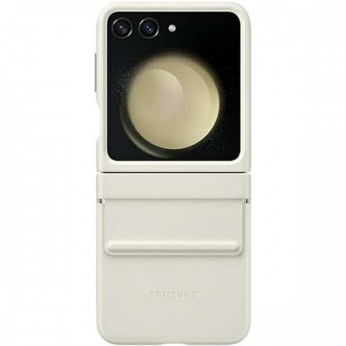 Etui Samsung EF-VF731PUEGWW Z Flip5 F731 kremowy|cream Flap ECO-Leather Case image 1
