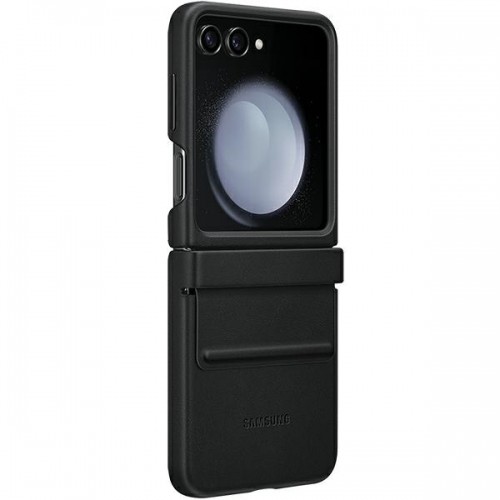 Etui Samsung EF-VF731PBEGWW Z Flip5 czarny|black Flap ECO-Leather Case image 2