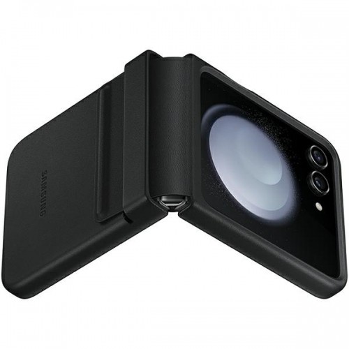 Etui Samsung EF-VF731PBEGWW Z Flip5 czarny|black Flap ECO-Leather Case image 3