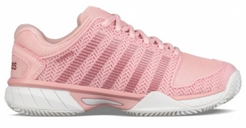 Tennis shoes for kids K-SWISS HYPERCOURT EXP HB pink/white, size UK 5,5 (EU 39)