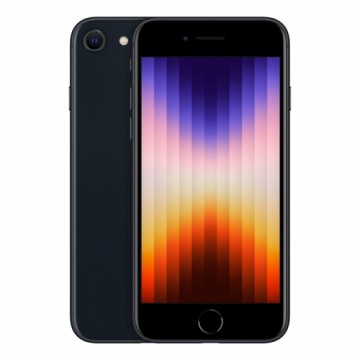 Apple iPhone SE (2022) 128GB Dual-SIM Midnight [11,94cm (4,7") IPS LCD Display, iOS 15, 12MP Kamera]
