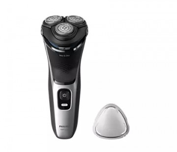 Philips Shaver Series 3000, Wet& Dry skuveklis (lādējams), light silver - S3143/00