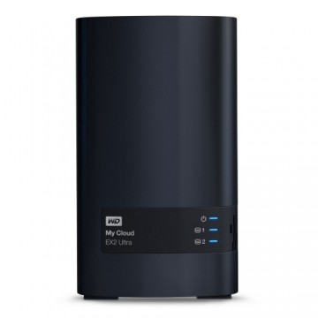 WD My Cloud EX2 Ultra 2-Bay NAS 24TB [2/2 HDD, 1x Gigabit LAN, 2x USB 3.0]