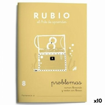 Тетрадь по математике Rubio Nº 8 A5 испанский 20 Листья (10 штук)