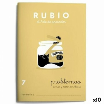 Тетрадь по математике Rubio Nº 7 A5 испанский 20 Листья (10 штук)