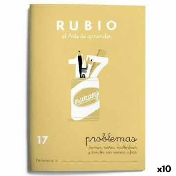 Тетрадь по математике Rubio Nº 17 A5 испанский 20 Листья (10 штук)