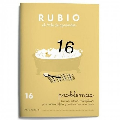 Matemātikas piezīmju grāmatiņa Rubio Nº 16 A5 Spāņu 20 Loksnes (10 gb.) image 2