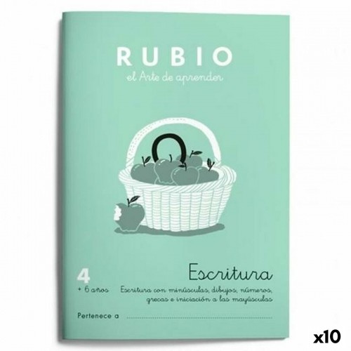 Writing and calligraphy notebook Rubio Nº 4 A5 Spāņu 20 Loksnes (10 gb.) image 1