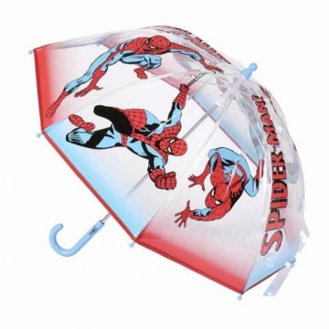 Lietussargs Spiderman Zils Ø 71 cm 45cm