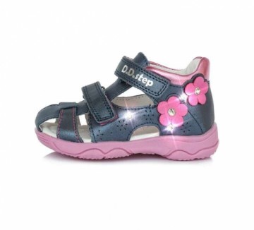 D D Step D.D.Step (DDStep) Art.AC64-762AM Pink Ekstra. Komfortablas meiteņu sandales ar gaismas efektiem (25-30)