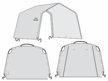 Запасной чехол для Тентовые сараи 3,7x3,7 м