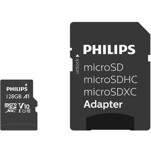 PHILIPS MicroSDHC 128GB class 10/UHS 1 + Adapter image 1