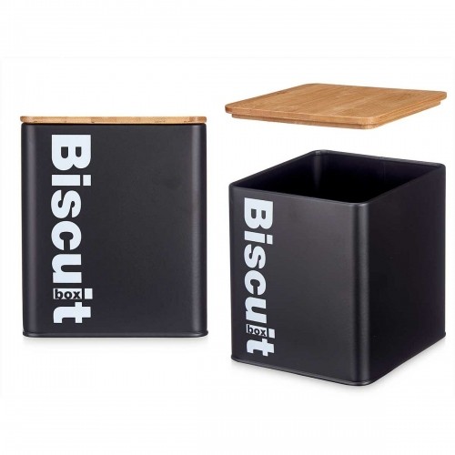 Kinvara Biskvīta un kūkas kaste Melns Metāls 13,7 x 16,5 x 14 cm (6 gb.) image 3