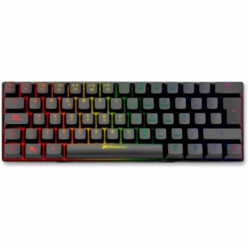 Klaviatūra Phoenix Melns Spāņu Qwerty