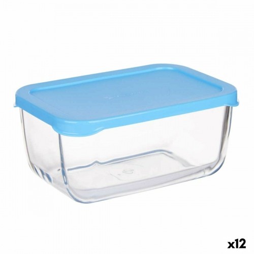 Pasabahce Pusdienu kastīte SNOW BOX Zils Caurspīdīgs Stikls Polietilēns 790 ml (12 gb.) image 1