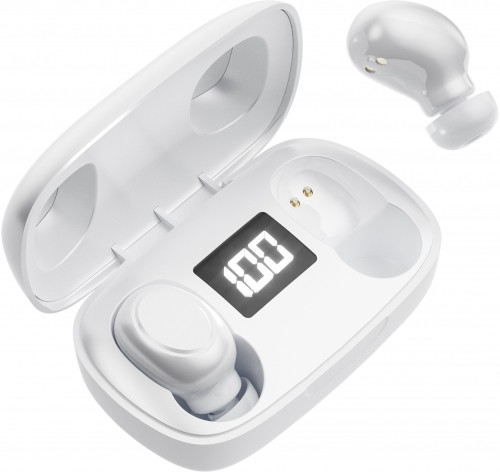 Platinet wireless earbuds Mist, white  (PM1020W) image 1