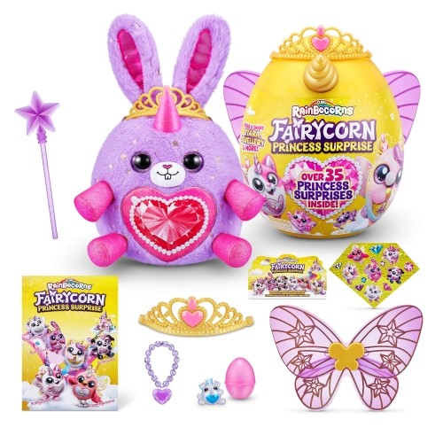 RAINBOCORNS plīša rotaļlieta ar piederumiem "Fairycorn Princess", 6 sērija, 9281 image 4
