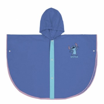 Lietusmētelis-Pončo ar Kapuci Stitch Zils