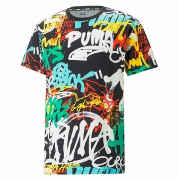 t-krekls Puma Graffiti Melns Unisekss