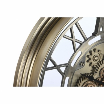 Настенное часы Home ESPRIT Позолоченный Стеклянный Железо 80 x 10 x 86 cm