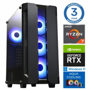 INTOP AQUA Ryzen 7 7700X 16GB DDR5 2TB SSD M.2 NVME RTX3060 12GB WIN11Pro