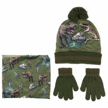 Шапка, перчатки и хомут на шею Jurassic Park 3 Предметы Темно-зеленый
