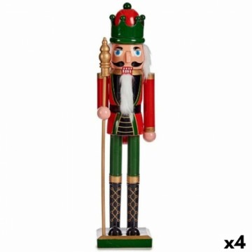 Krist+ Dekoratīvās figūriņas Riekstu knaibles Sarkans Zaļš Plastmasa 13,2 x 59,5 x 11,5 cm (4 gb.)