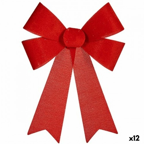Krist+ Бант Новогоднее украшение Красный PVC 32 x 41 x 6 cm (12 штук) image 1