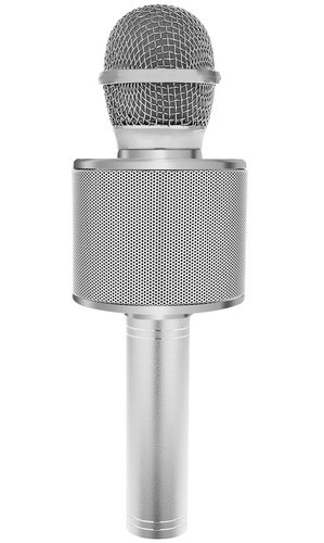 Mikrofons KARAOKE ar skaļruni 22188 silver image 3