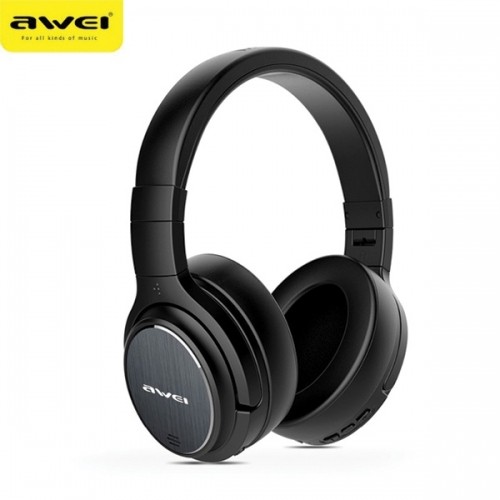 AWEI słuchawki nauszne Bluetooth A950BL czarny|black ANC image 1