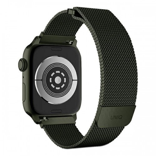 UNIQ pasek Dante Apple Watch Series 4|5|6|7|8|SE|SE2 42|44|45mm Stainless Steel zielony|green image 2