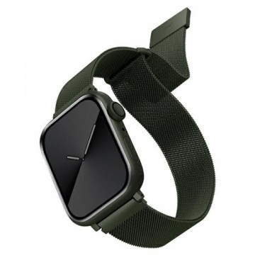 UNIQ pasek Dante Apple Watch Series 4|5|6|7|8|SE|SE2 42|44|45mm Stainless Steel zielony|green
