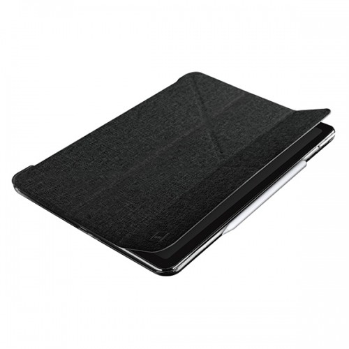 UNIQ etui Yorker Kanvas iPad Pro 12,9" (2020) czarny|obsidian knit black image 1