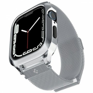 Spigen Metal Fit PRO Apple Watch 8|SE|7 |6|5|4 (44|45mm) srebrny|silver ACS04584