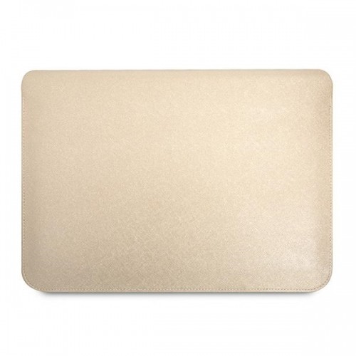 OEM Original GUESS Laptop Sleeve Saffiano Triangle Logo GUCS14PSATLE 13|14 inches beige image 3