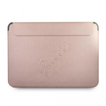 OEM Original GUESS Laptop Sleeve Saffiano Script GUCS13PUSASPI 13 inches pink